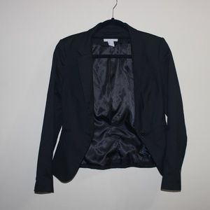 2 H&M Black Blazer with Padded Shoulders